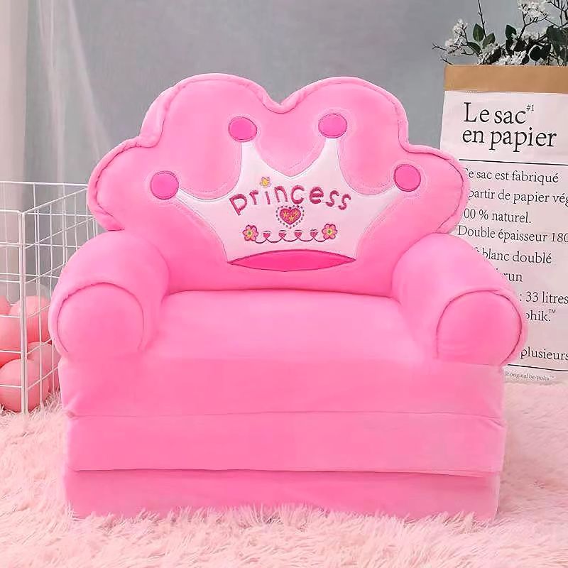 Photo 1 of ALSWIG Three Layers of Folding Kids Sofa/Children Sofa/Lazy Sofa/Armchair Flip Open Plush Foldable Mini Sofa Softtoy Cute Cartoon Design Baby Seat Couch...
