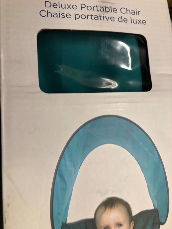 Photo 1 of Baby Delight Go with Me Venture Portable Chair, Indoor and Outdoor, Sun Canopy, 3 Child Growth Stages, Teal Venture Deluxe, Teal