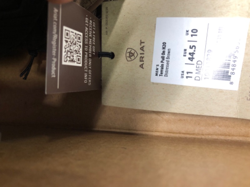 Photo 1 of Ariat Terrain Waterproof Hiking Boot – Men’s Leather Waterproof Outdoor Hiking Boots 11 Distressed Brown