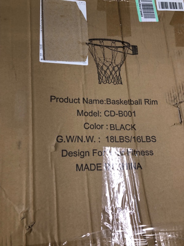 Photo 1 of AOKUNG Basketball Solid Rim, 18 "Indoor and Outdoor