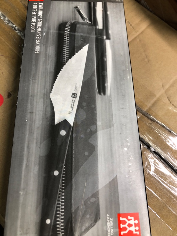 Photo 2 of ZWILLING Knives Steak Knife Set, 4 pc, Brown Brown 4-pc Steak Knife