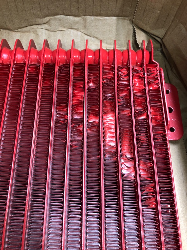 Photo 3 of EYSENC 40K Transmission Cooler 40,000 GVW Trans Cooler Low Pressure Drop LPD47391 with Mounting Hardware 47391 Red