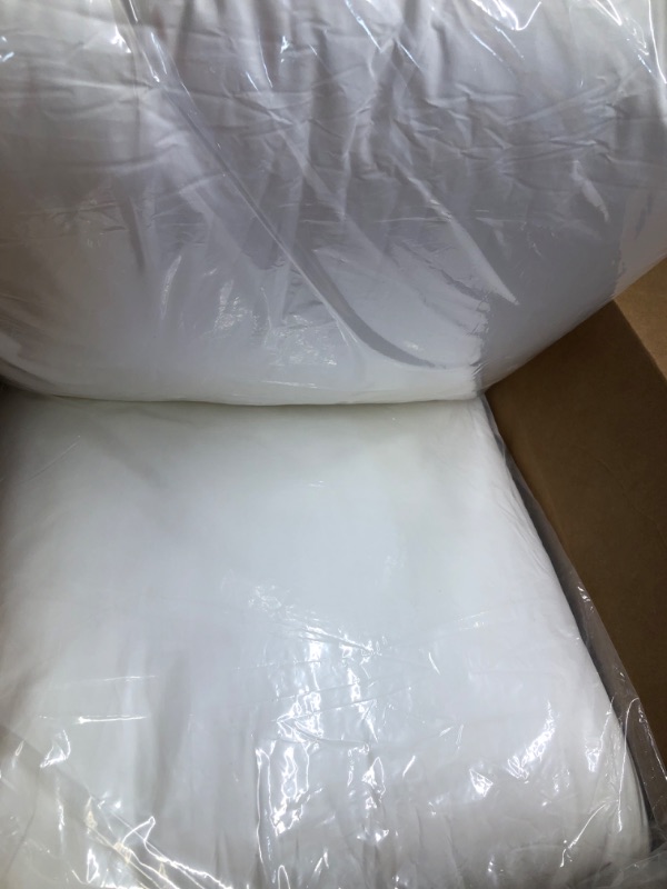 Photo 4 of (2 Pack) 22 x 22 Designer Duck Down Feather Pillows
