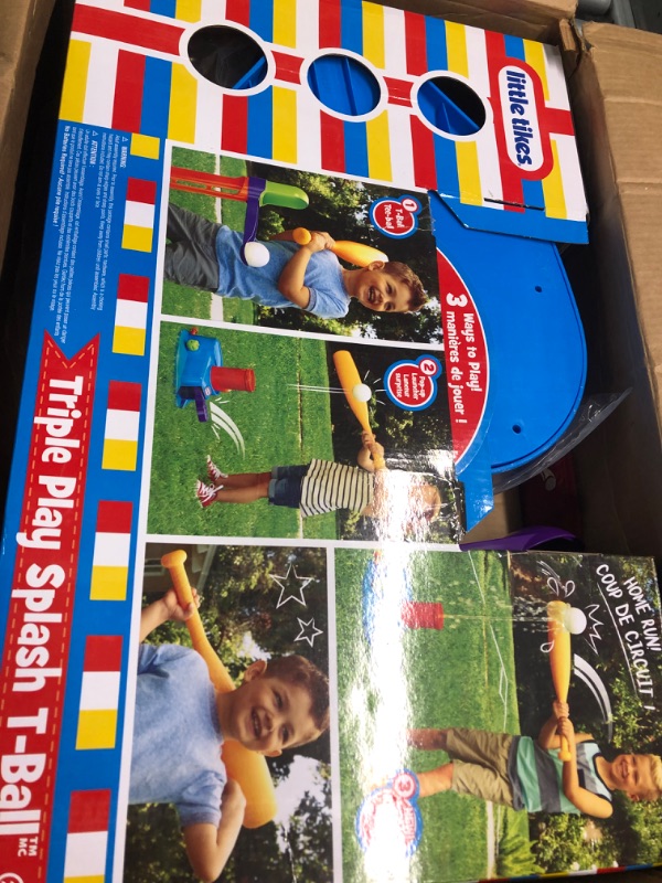 Photo 1 of Little Tikes 3-In-1 Triple Splash T-Ball Set with 3 Balls