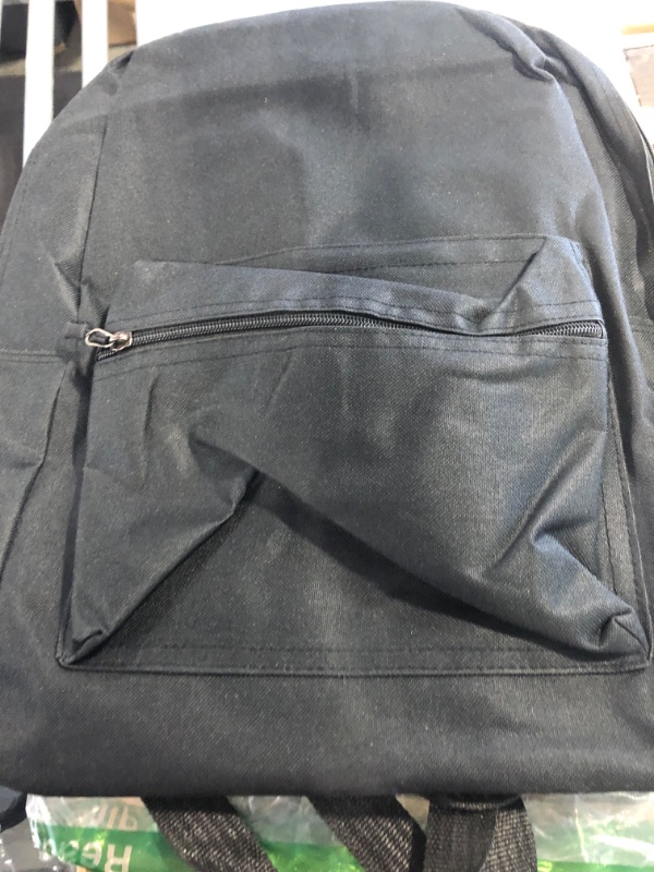 Photo 3 of \Winterlace 3 Pack Backpack , Bulk 17 inch Lightweight Student Outdoor Travel School Book Bag (black)