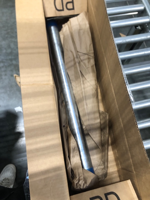 Photo 1 of SUPPLY GIANT QDHM1124 Steel, Pre Cut Industrial Pipe Schedule 40 Threaded Fitting, 1-1/4'' x 24", Galvanized, 1-1/4" x 24" 1-1/4" x 24" Single Unit