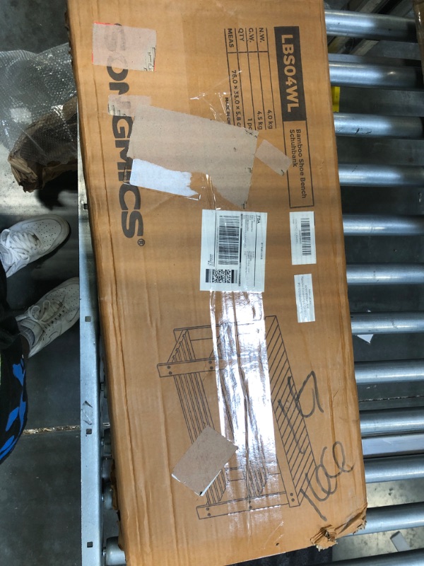 Photo 1 of SONGMICS Bamboo Shoe Bench