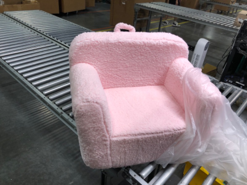 Photo 1 of Delta Children Cozee Sherpa Chair, Pink