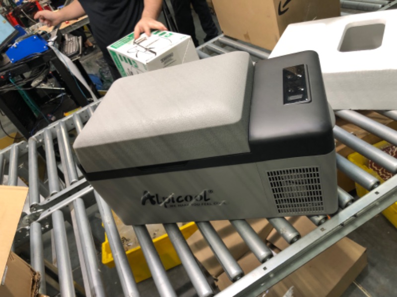 Photo 1 of Alpicool C20 Portable Car Freezer,12 Volt Refrigerator, 21 Quart (20 Liter) Fast Cooling 12V Car Fridge -4?~68?, Car Cooler, 12/24V DC and 100-240V AC for Outdoor, Camping, RV, Truck, Boat 20 Quart Gray