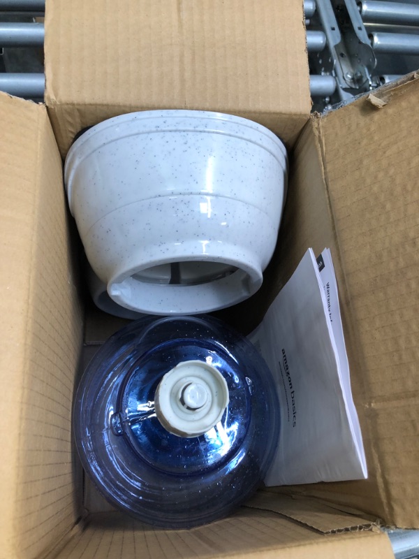 Photo 1 of Amazon Basics Gravity Pet Waterer for Dogs and Cats, Small, 1 Gallon Capacity Waterer Small