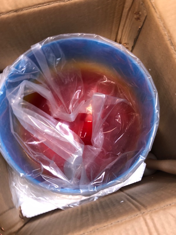 Photo 1 of 8 Inches Crystal Singing Bowl 432hz Perfect Pitch G Note Throat Chakra Rainbow Colored Sound Bowl with O-ring and Silicone Striker For Yoga and Meditation and Sound Healing (432hz G note)