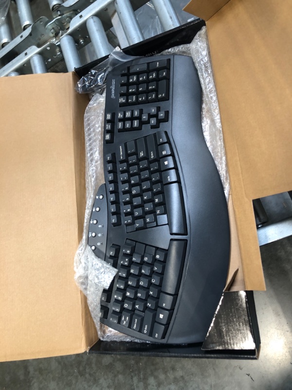 Photo 3 of Wireless Ergonomic Keyboard with Gel Wrist Rest Bundle