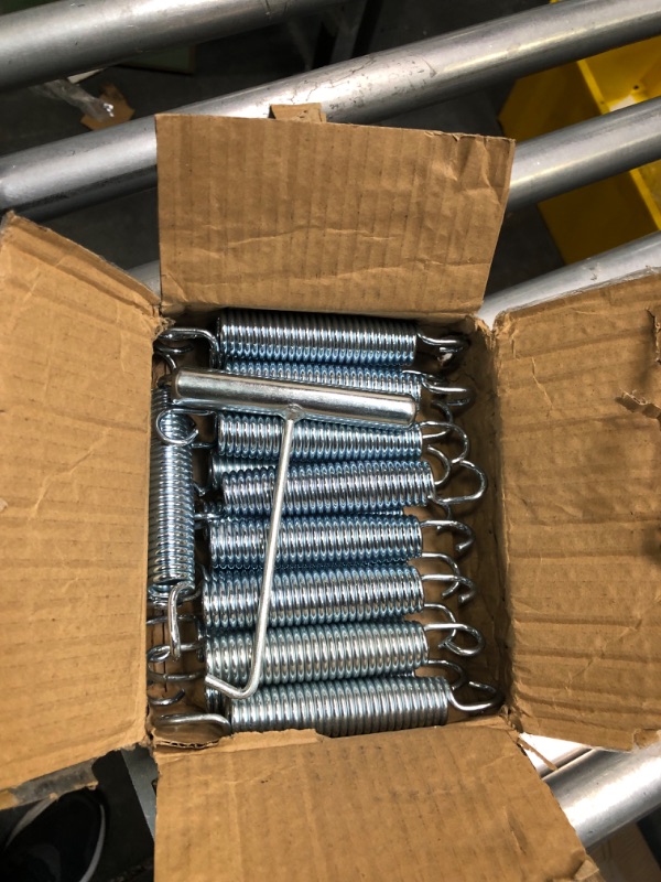 Photo 3 of 5.5-7 Inch Trampoline Springs Heavy Duty Stainless Steel Replacement?Springs, Set of 16 5.5 inch