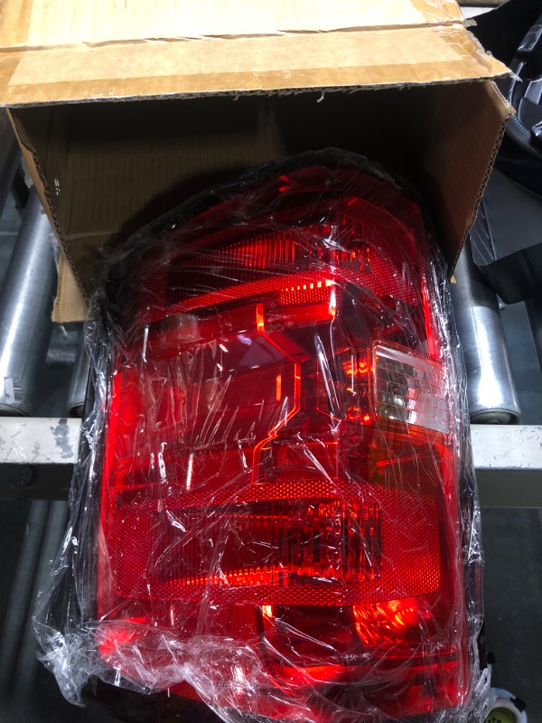 Photo 3 of MiKaFex Left Driver Side Rear Tail Light Assembly Compatible With 2007-2013 Chevy Silverado 1500 2500 3500 Rear Right Taillight Tail Lamp Brake Lamp With Bulb Inside and wiring harness