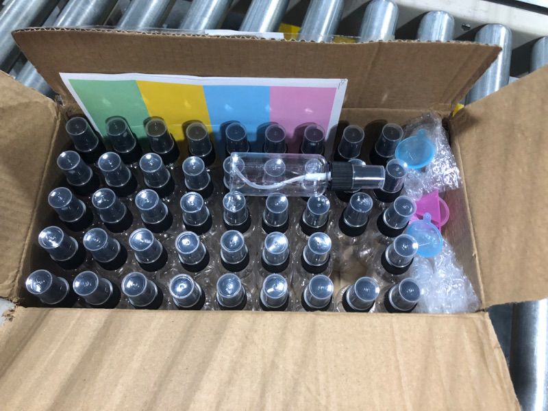 Photo 1 of 45 COUNT -2 oz SPRAY BOTTLES WITH LITTLE FUNNELS AND LABELS