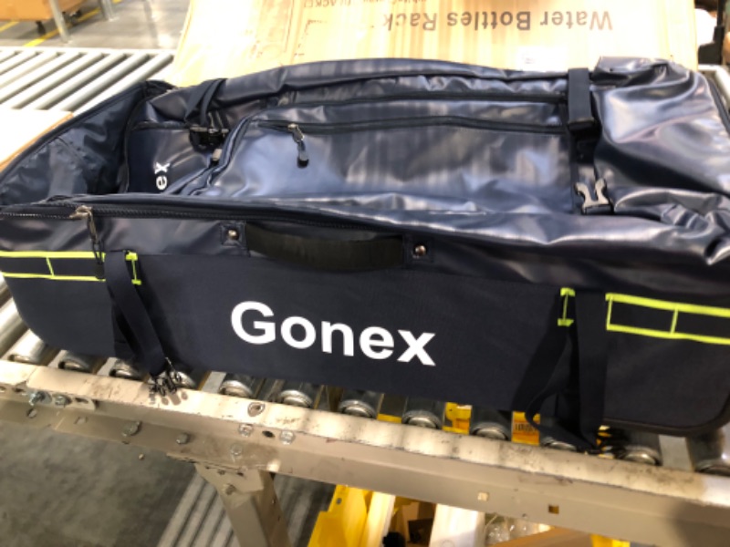 Photo 5 of 4.4  1,909
Gonex Rolling Duffle Bag with Wheels, 100L Water Repellent Large Wheeled Travel Duffel Luggage with Rollers 33 inch, Navy Blue
