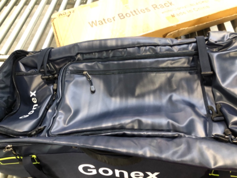 Photo 3 of 4.4  1,909
Gonex Rolling Duffle Bag with Wheels, 100L Water Repellent Large Wheeled Travel Duffel Luggage with Rollers 33 inch, Navy Blue
