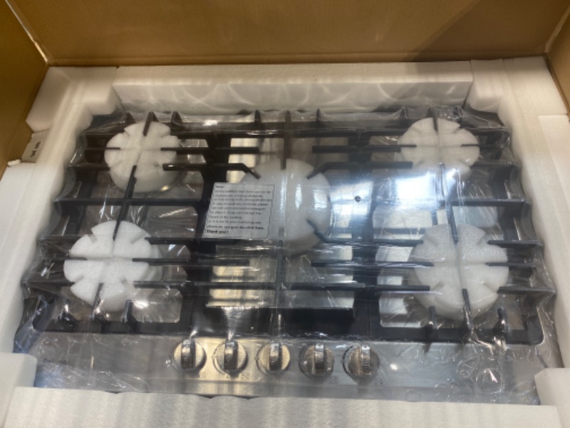 Photo 1 of 30" Gas Cooktop Dual Fuel 5 Sealed Burners Gas Burner Stainless Steel Drop-In Gas Stove DM527-SA02 Gas Hob Gas Cokker