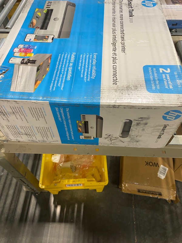 Photo 1 of HP Smart-Tank 5101 Wireless All-in-One Ink-Tank Printer with up to 2 Years of Ink Included (1F3Y0A),White