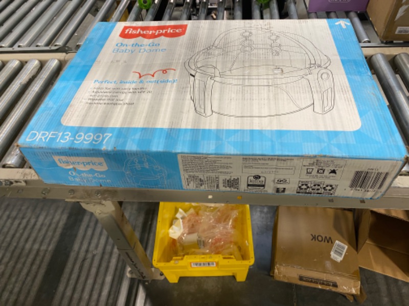 Photo 1 of Fisher-Price Baby Portable Bassinet and Play Space On-the-Go Baby Dome with Developmental Toys and Canopy, Windmill

