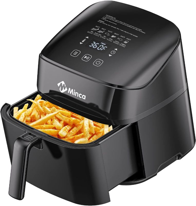 Photo 1 of Air fryer, 6 Quart Digital Electric Air Fryer Oven Cooker with LED Touch Screen, Nonstick Basket, 6 Preset Menus, Dishwasher Safe, Auto Shut Off, TIME & TEMP Adjustable, 1800W
