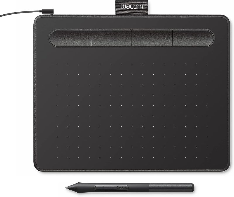 Photo 1 of Wacom Intuos Small Graphics Drawing Tablet, includes Training & Software; 4 Customizable ExpressKeys Compatible With Chromebook Mac Android & Windows, drawing, photo/video editing, design & education
