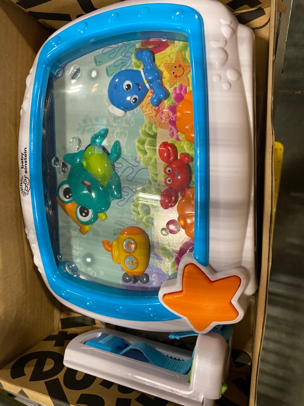 Photo 1 of Baby Einstein Sea Dreams Soother Musical Crib Toy and Sound Machine, Newborns Plus