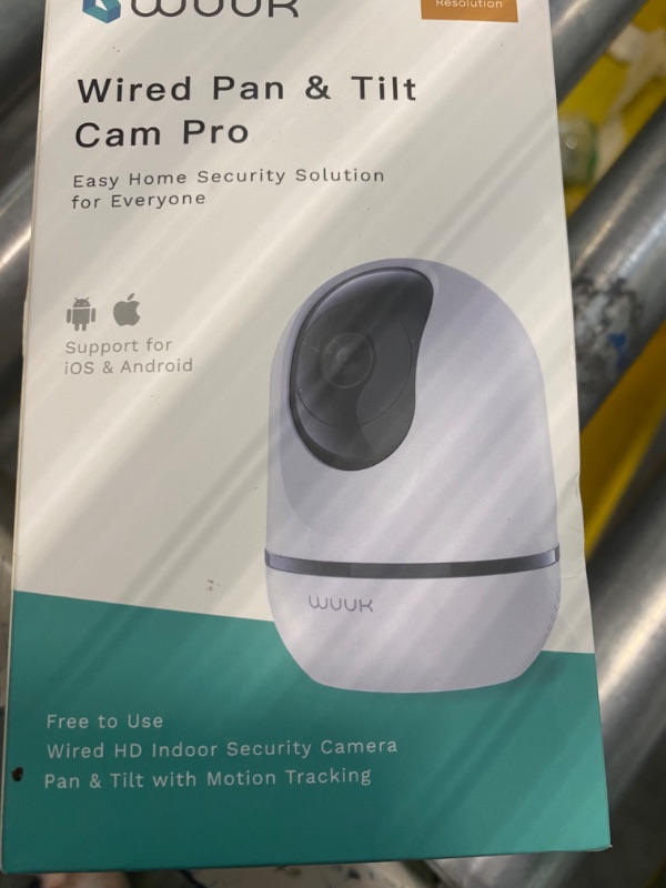 Photo 1 of WUUK 4MP Indoor Security Camera, Pan Tilt Cam for Baby Monitor, Wi-Fi Home Security Pet Camera for Dog or Cat, Motion Detection & Tracking, Night Vision, 2-Way Audio, Compatible with Alexa & Google
