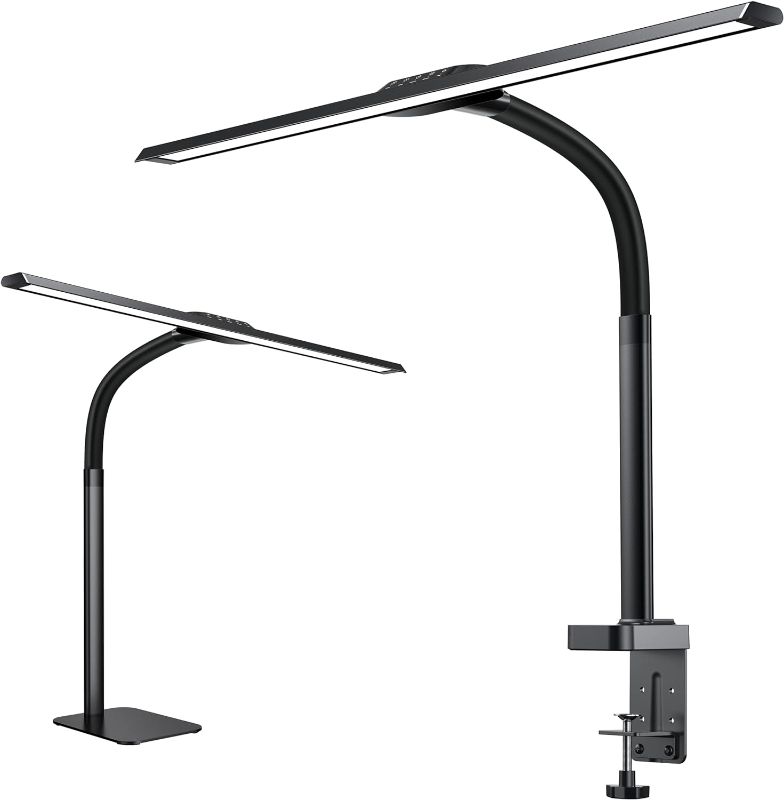 Photo 1 of Kary LED Desk Lamp with Base and Architect Desk Light with Clamp