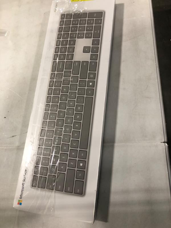 Photo 1 of Microsoft Surface Keyboard, WS2-00025, Silver