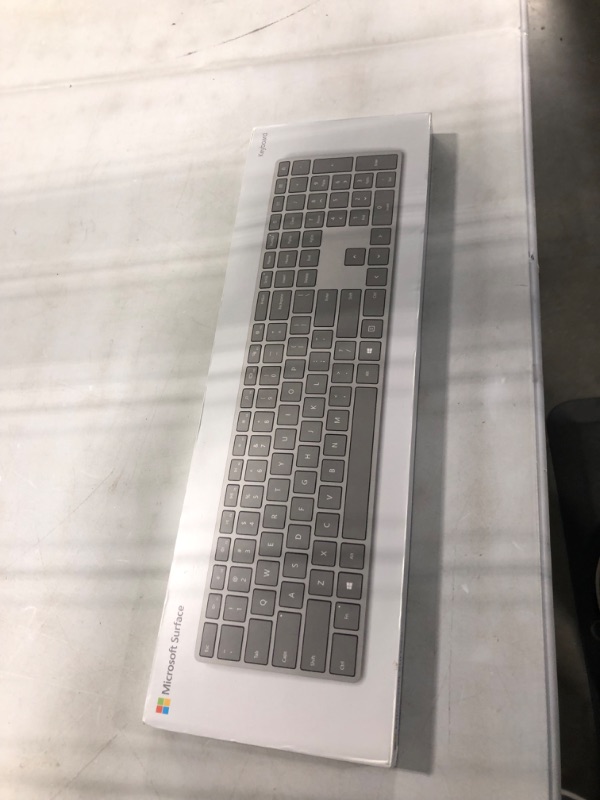 Photo 1 of Microsoft Surface Keyboard, WS2-00025, Silver