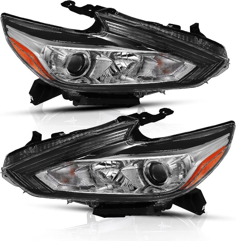 Photo 1 of 
Genful Headlight Assembly Compatible With 2016-2018 2016 2017 2018 16 17 18 Nissan Altima Driver and Passenger Side
Color:Driver and Passenger Side