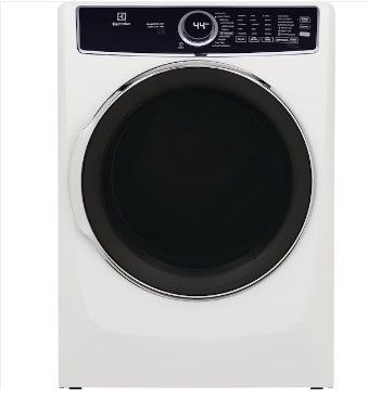 Photo 1 of Electrolux 8-cu ft Stackable Steam Cycle Electric Dryer (White) ENERGY STAR Model# ELFE7637AW