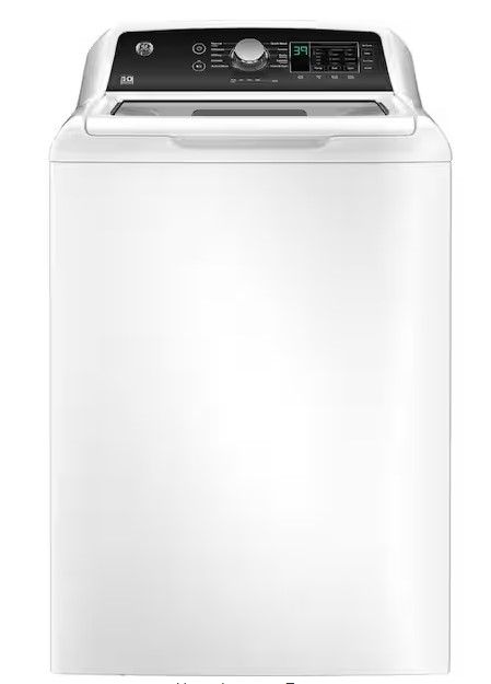Photo 1 of GE A4.5 cu. ft. Water Level Control Top Load Washer in White