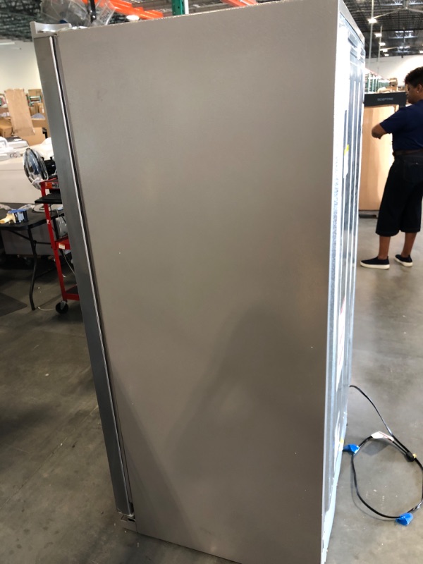 Photo 1 of Maytag 24.9-cu ft 35.88-in Side-by-Side Refrigerator (Fingerprint Resistant Stainless Steel)  Model #MSS25N4MKZ