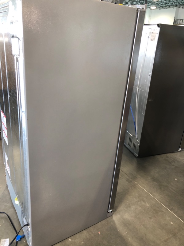 Photo 7 of Maytag 24.9-cu ft 35.88-in Side-by-Side Refrigerator (Fingerprint Resistant Stainless Steel)  Model #MSS25N4MKZ