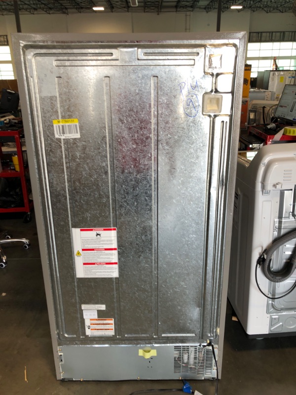 Photo 6 of Maytag 24.9-cu ft 35.88-in Side-by-Side Refrigerator (Fingerprint Resistant Stainless Steel)  Model #MSS25N4MKZ