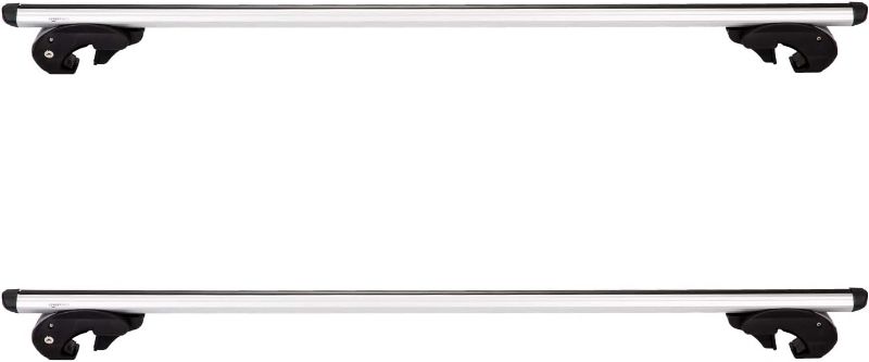 Photo 1 of Amazon Basics 2-Piece Cross Rail Roof Rack, 56 inches, Black
