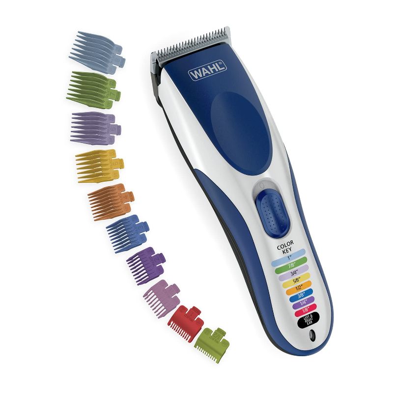 Photo 1 of *CHARGER NOT INCLUDED* Wahl Color Pro Cordless Rechargeable Hair Clipper & Trimmer – Easy Color-Coded Guide Combs - for Men, Women, & Children – Model 9649P