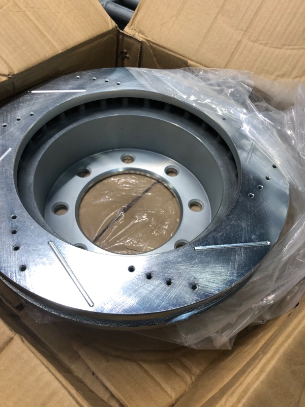 Photo 3 of Power Stop AR8580XL Cross Drilled and Slotted Performance Brake Rotor - Left