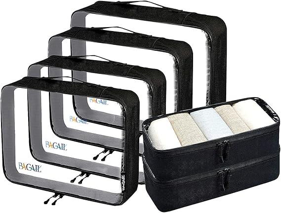 Photo 1 of BAGAIL Clear Packing Cubes Packing Organizer for Travel 