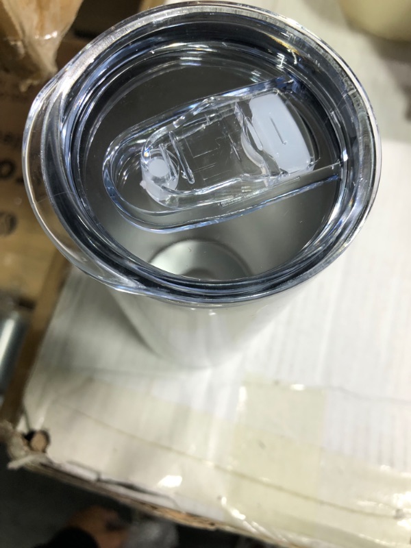 Photo 1 of Buwaters 15 oz Sublimation Tumbler Blank Skinny Straight Stainless Steel Double Wall With Lid and Straw 15oz (1, 15oz)