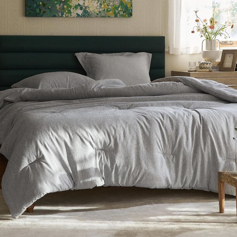 Photo 1 of Bedsure Queen Comforter Set Kids - Grey Queen Size Comforter, 
