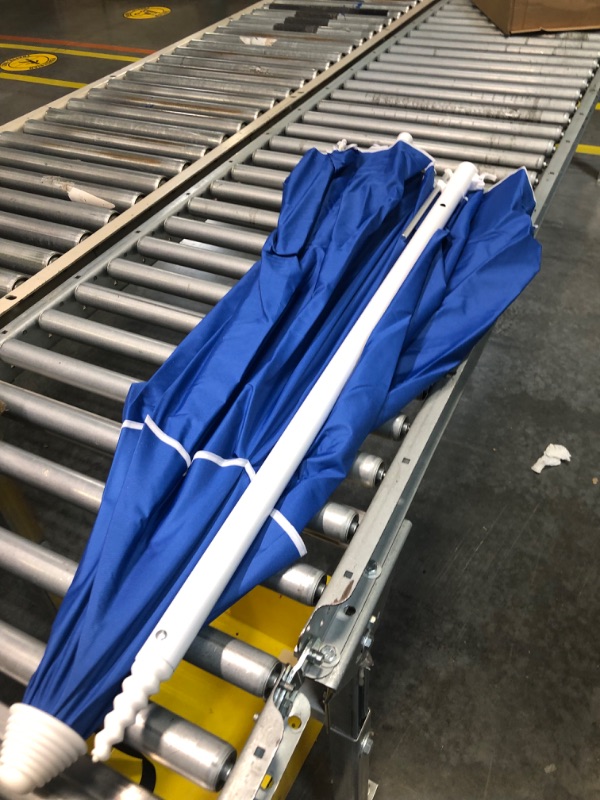 Photo 1 of Beach Umbrella - 6.56FT Arc Length, 5.9FT Diameter Beach Umbrellas with Air Vents, Heavy Duty Wind Resistant Portable Royalblue