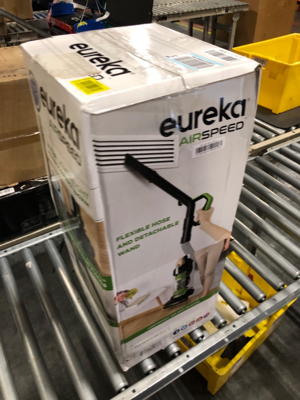 Photo 2 of Eureka Powerful Bagless Upright Carpet and Floor Airspeed Ultra-Lightweight Vacuum Cleaner, w/Replacement Filter, Green
