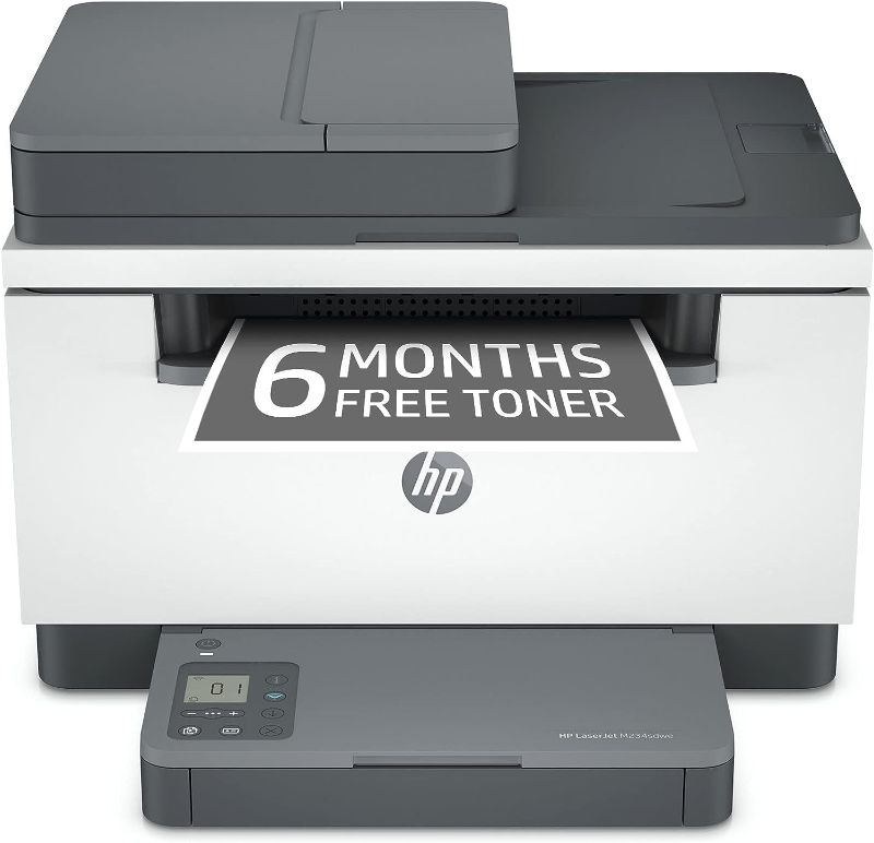 Photo 1 of HP OfficeJet 8015e Wireless Color All-in-One Printer with 6 Months Free Ink with HP+(228F5A), White