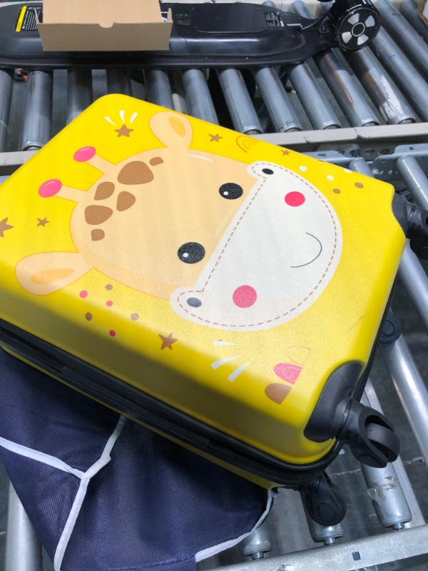 Photo 3 of Kids Luggage With Wheels For Girls, Giraffe Kids Luggage 