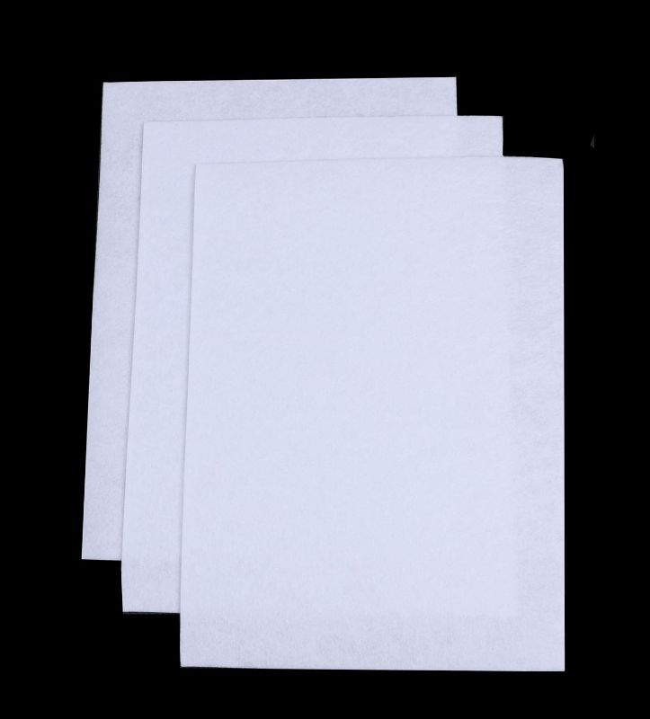 Photo 1 of white felt sheets thick 9 pcs 