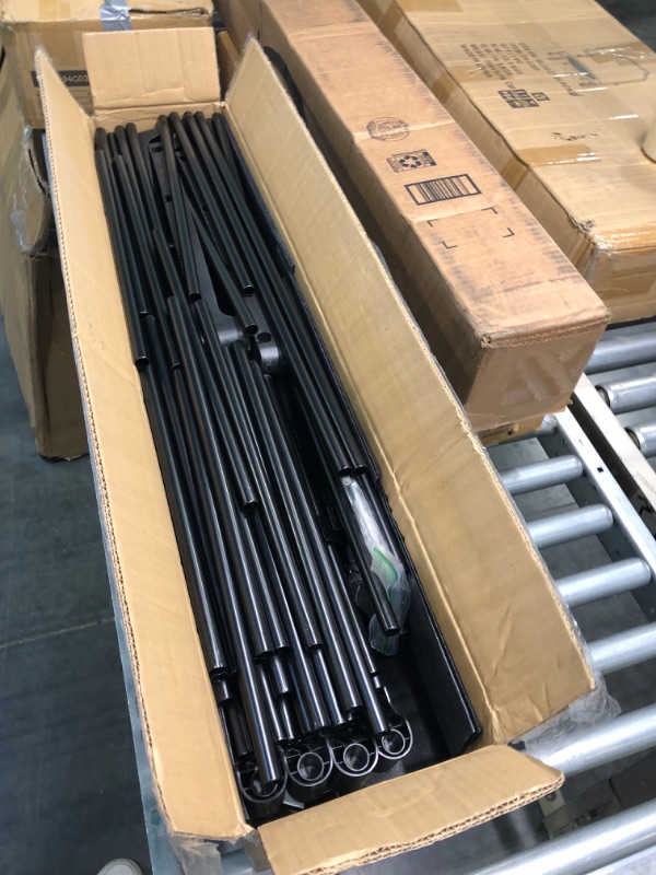 Photo 1 of SONGMICS 59.5-Inch Clothes Rack, Clothing Rack for Hanging Clothes, Large Portable Closet, Wardrobe with 4 Hanging Rods, Freestanding Closet Organizer, Black URYG036B02