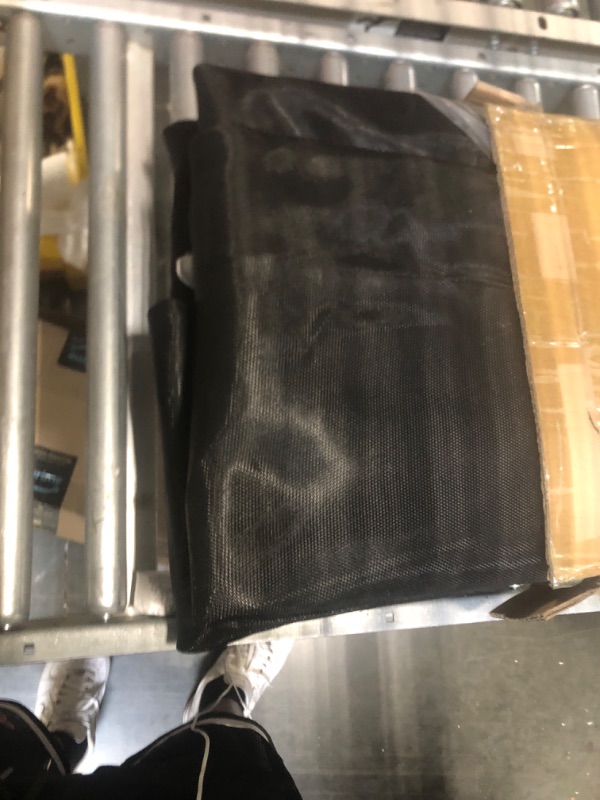 Photo 1 of Bzzter Replacement Trampoline Mat,Fits 14ft Round Frame,with 84 Rings& 150.8 Inch Diameter, Fits 5.3"-5.7" Springs,10 Rows of Stitching for Longer Lasting,w/Pull Hook and Gloves,14ft Trampoline Mat